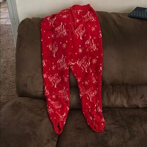 Red Naughty Nice Pajama Pants